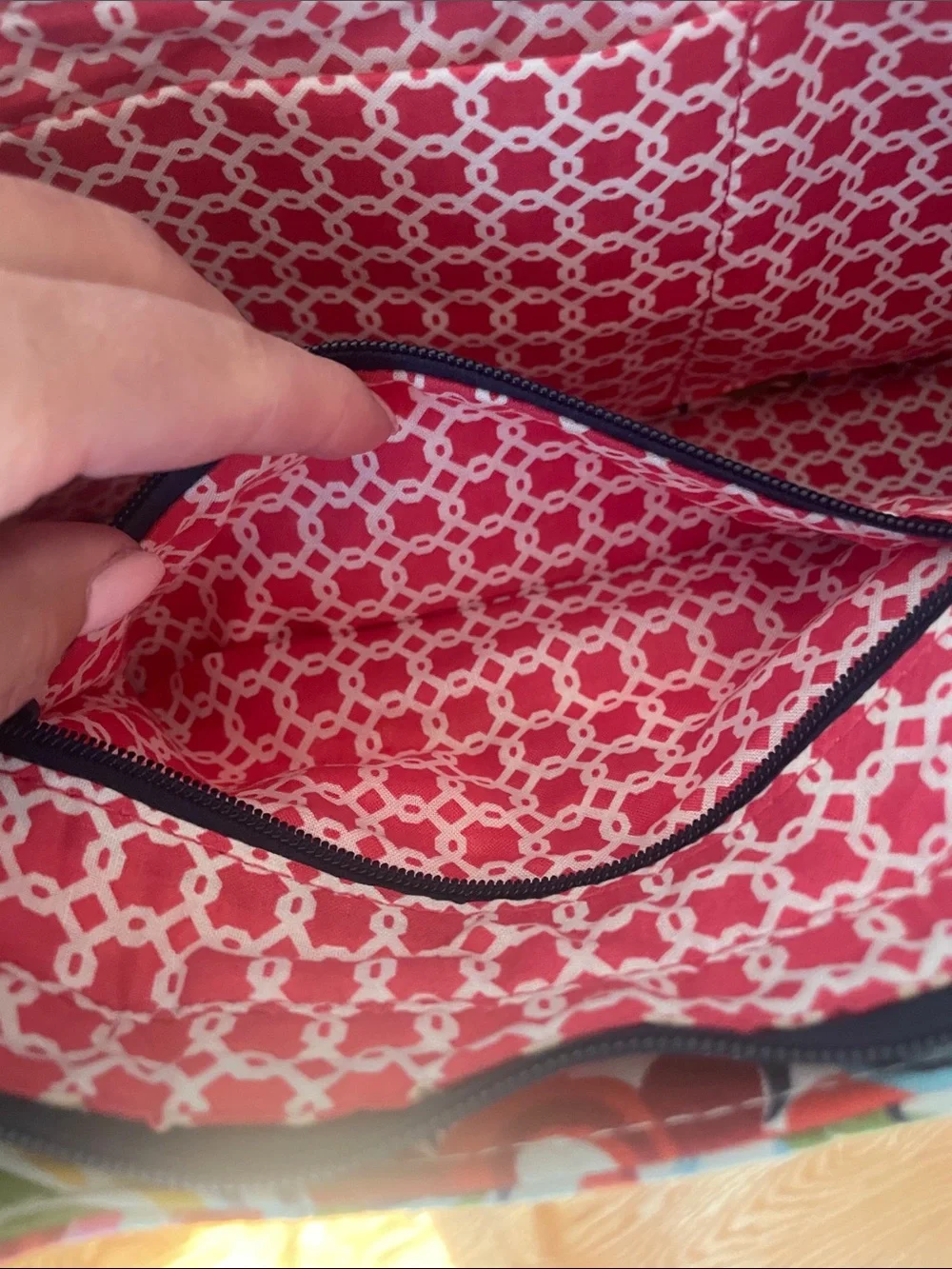 Vera Bradley Floral Hope Gabby Garden Quilted Tote Bag -